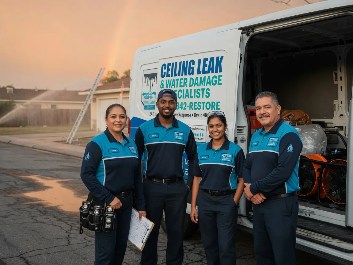 Ceiling Leak Cleanup company in Lakeville, OH
