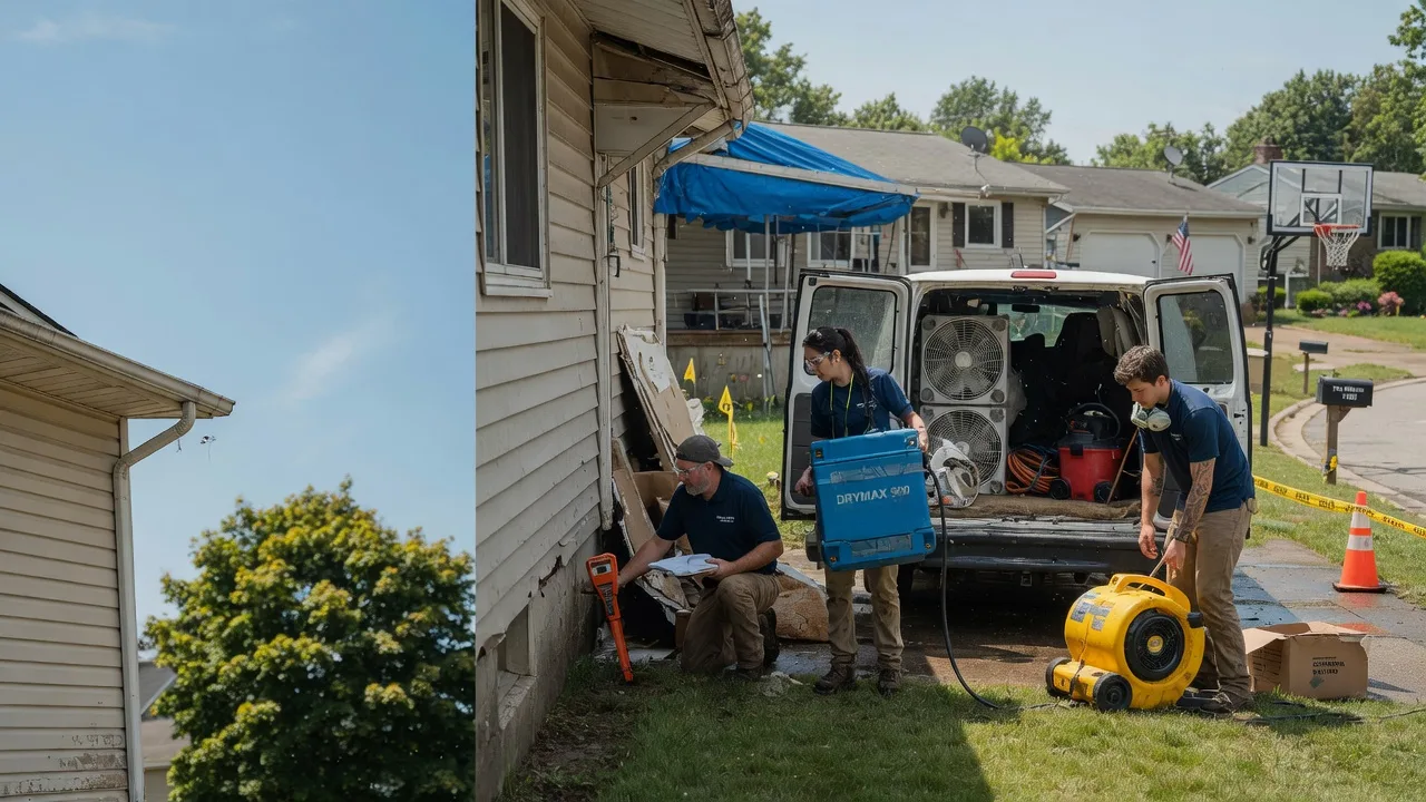 Ceiling Leak Cleanup in Lakeville, OH near me