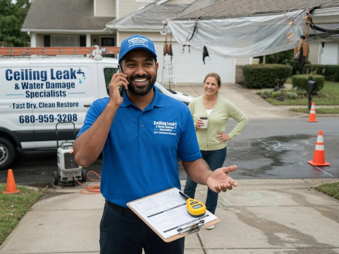 Ceiling Leak Cleanup Lakeville, OH FAQs